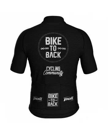 Maillot homme manches courtes Aksel Bike to back