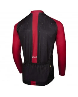 Maillot homme manches longues Allos Constellation - ROUGE