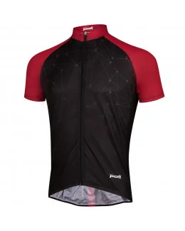 Maillot homme manches courtes Allos Constellation - ROUGE