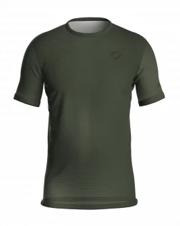 T-shirt running homme ajusté PHOSPHENE - VERT