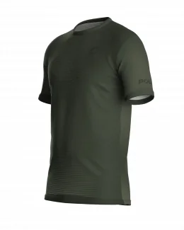 T-shirt running homme ajusté PHOSPHENE - VERT
