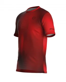 T-shirt running homme ajusté PHOSPHENE - ROUGE