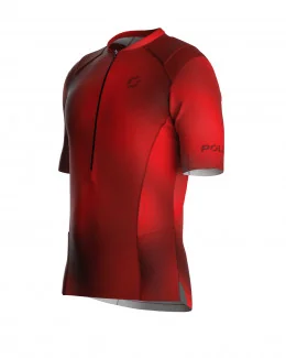 Maillot trail homme PHOSPHENE - ROUGE